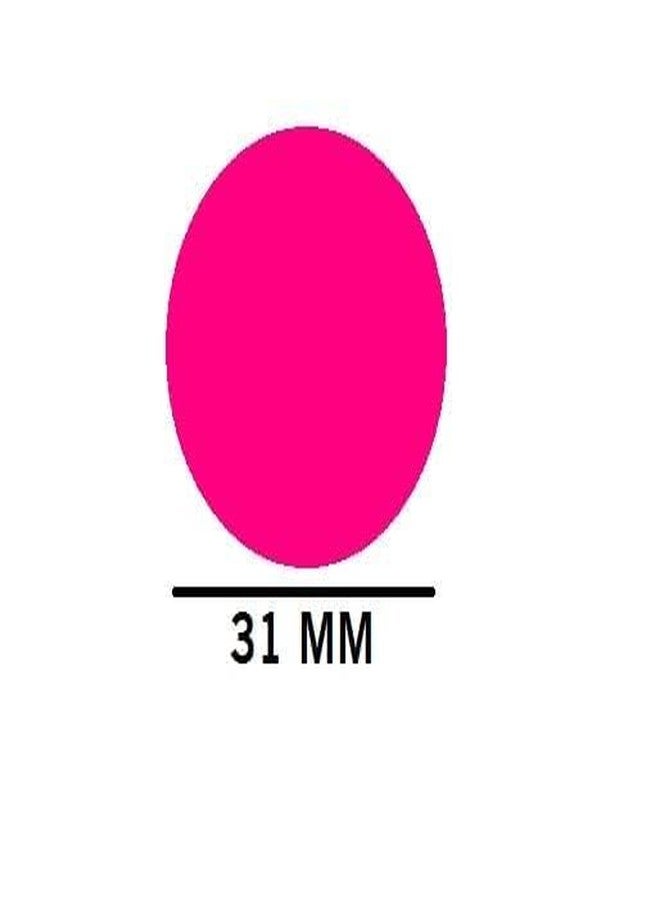MOREL Embossed 1 to 1000 Numerical Plastic Round Shape Token Coin(31MM) for Shop, Board Games, Stores, House, School ETC.(Pink Color) (Pink), Lifetime GARANTY of Printing - Image 4